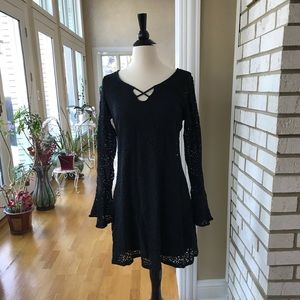 Black Lace Hollister Dress